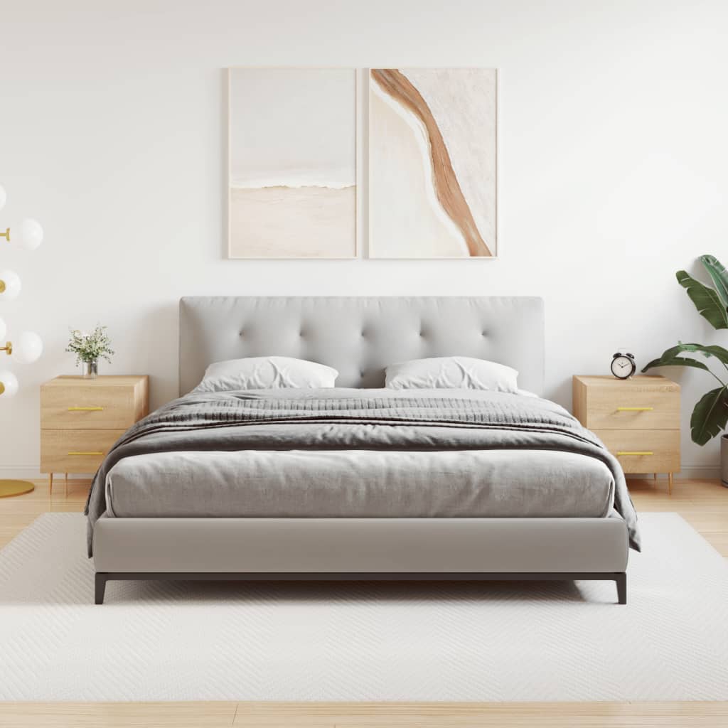 vidaXL Nočné stolíky 2 ks dub sonoma 40x35x47,5 cm kompozitné drevo