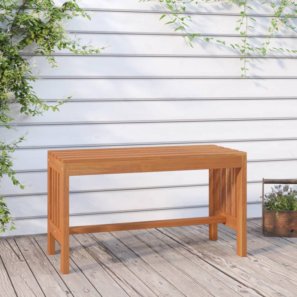 vidaXL Záhradná lavička 80 cm eukalyptový masív