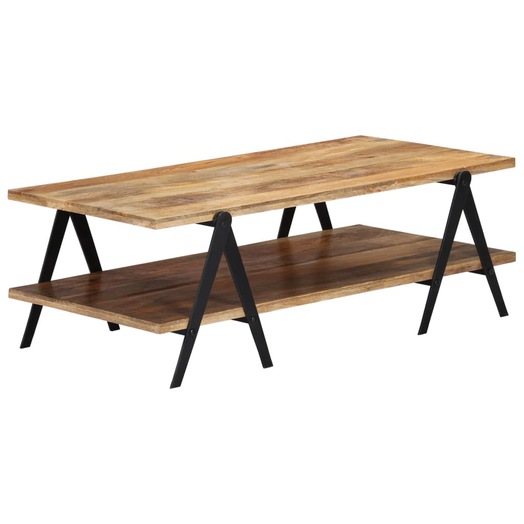 vidaXL Konferenčný stolík 115x60x40 cm masívne mangovníkové drevo