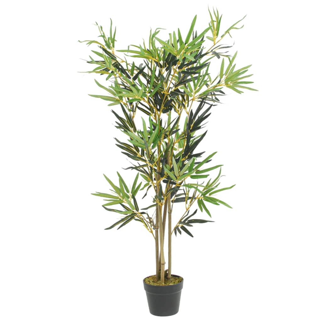 vidaXL Umelý bambusový strom 552 listov 120 cm zelený