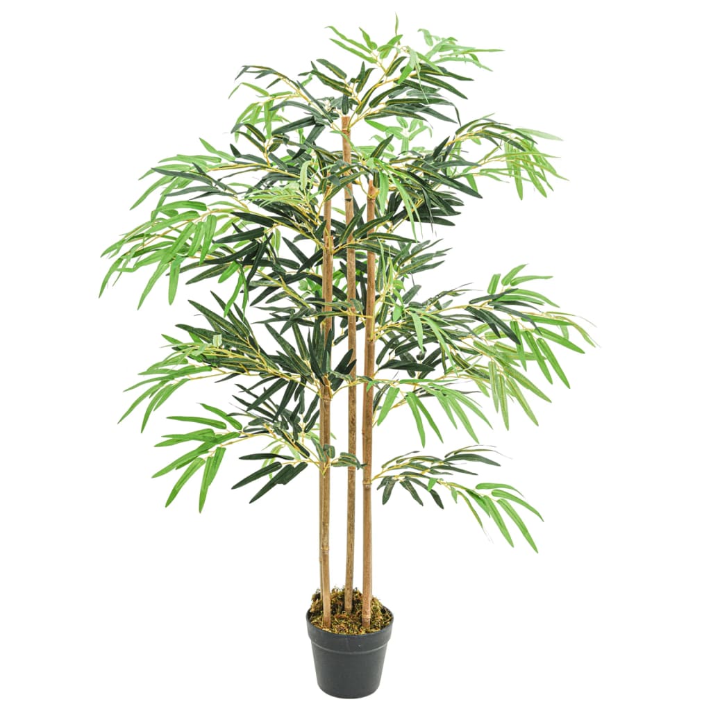 vidaXL Umelý bambusový strom 730 listov 120 cm zelený