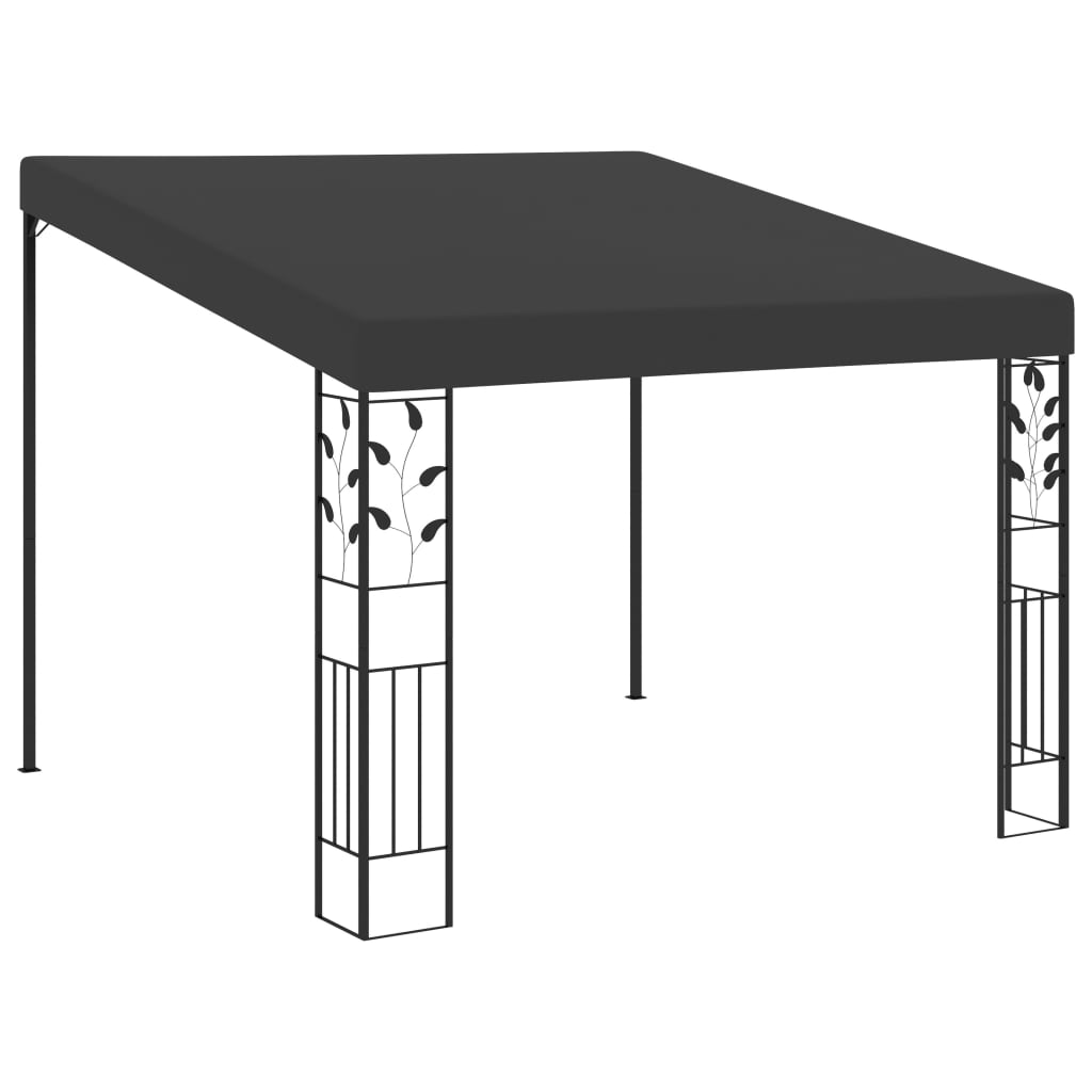 vidaXL Nástenný altánok antracitový 3x3x2,5 m