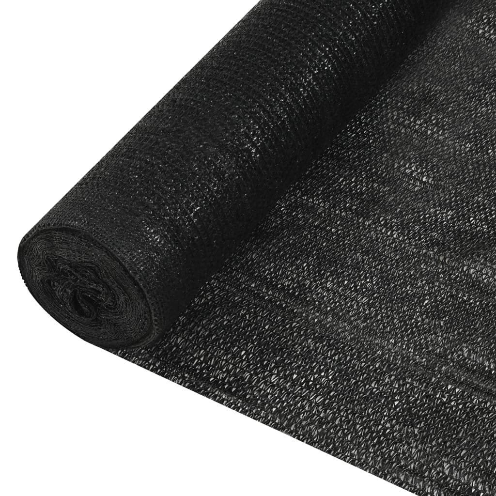 vidaXL Tieniaca sieť čierna 1,5x50 m HDPE 195 g/m²