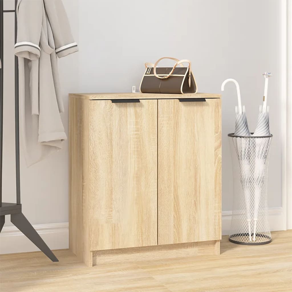 vidaXL Botník dub sonoma 59x35x70 cm spracované drevo