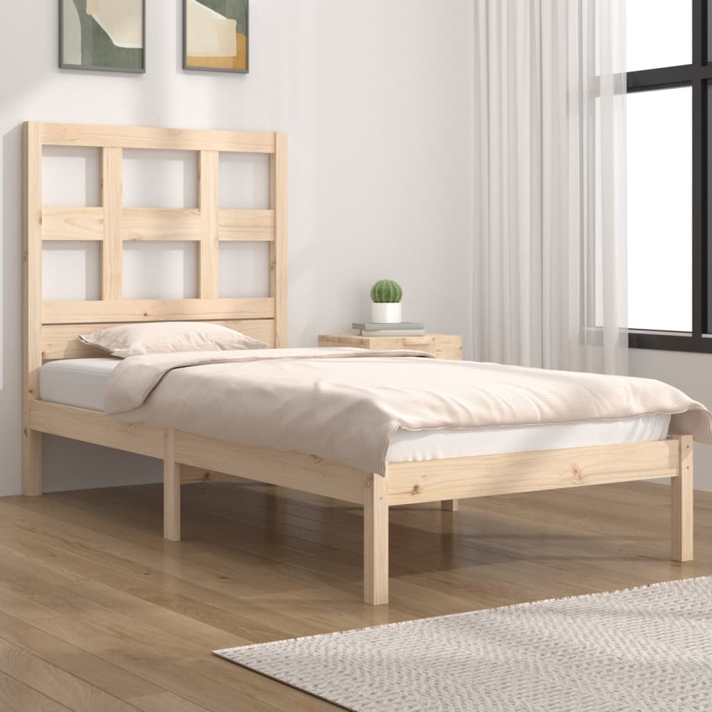 vidaXL Posteľ bez matraca 90x190 cm masívna borovica