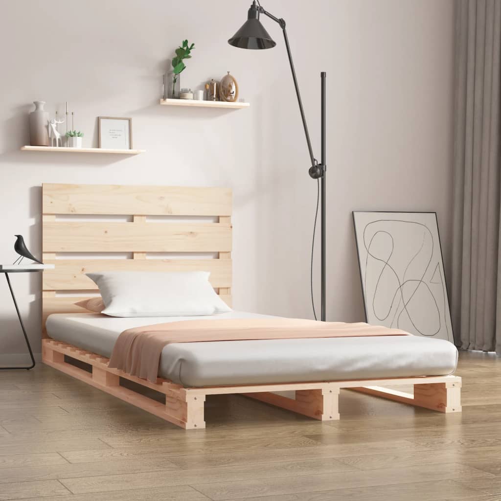 vidaXL Posteľ bez matraca 100x200 cm masívna borovica