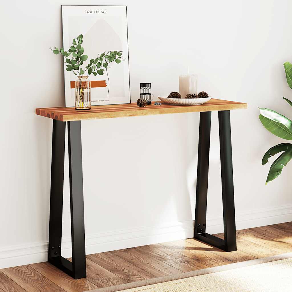 vidaXL Záhradná lavička so živou hranou 110x35x80 cm akáciový masív
