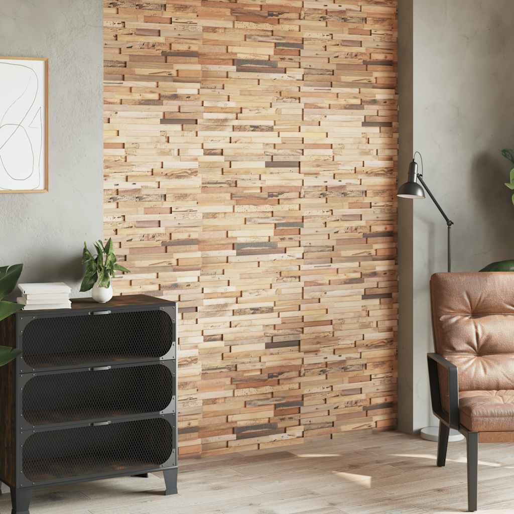 vidaXL Obkladové panely 10 ks 1,03 m², recyklované tíkové drevo