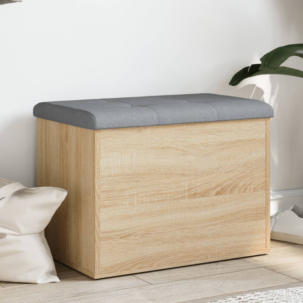 vidaXL Úložná lavička dub sonoma 62x42x45 cm kompozitné drevo