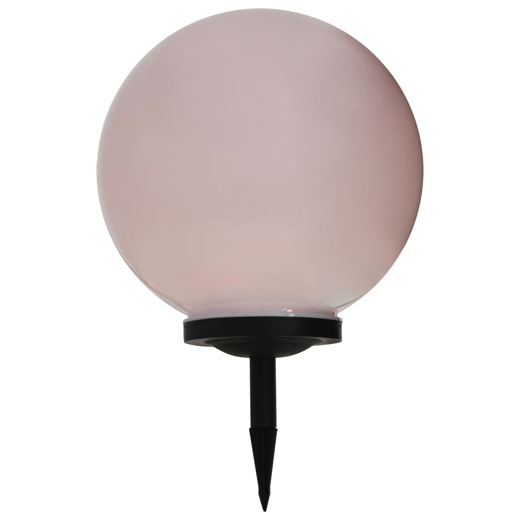 vidaXL Vonkajšia solárna lampa 40 cm LED guľová RGB