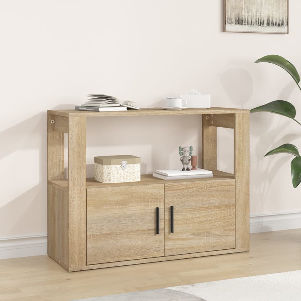 vidaXL Komoda dub sonoma 80x30x60 cm spracované drevo