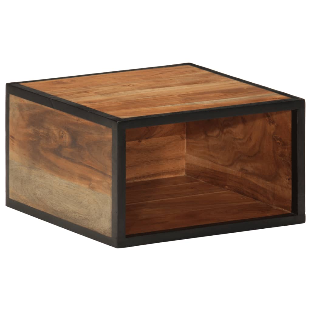 vidaXL Nástenný nočný stolík 35x35x20 cm masívna akácia
