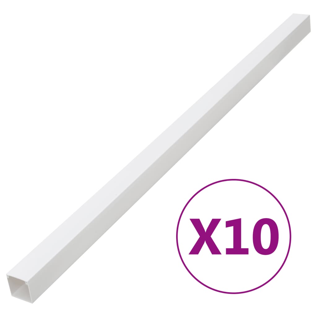 vidaXL Káblový rozvod 60x60 mm 10 m PVC