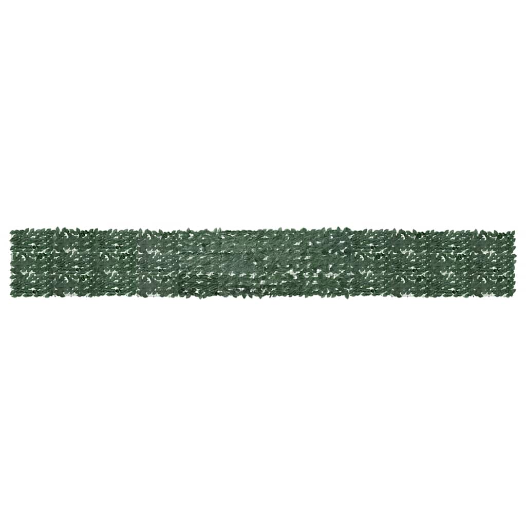 vidaXL Balkónová markíza s tmavozelenými listami 600x75 cm