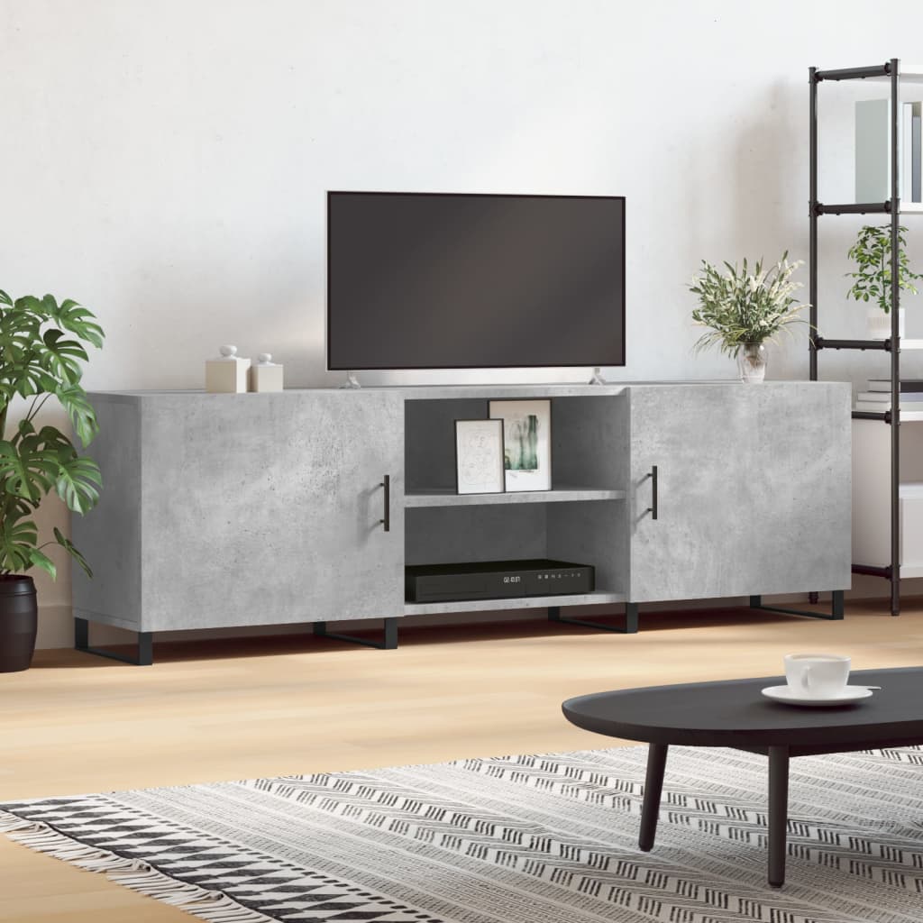 vidaXL TV skrinka betónovosivá 150x30x50 cm kompozitné drevo