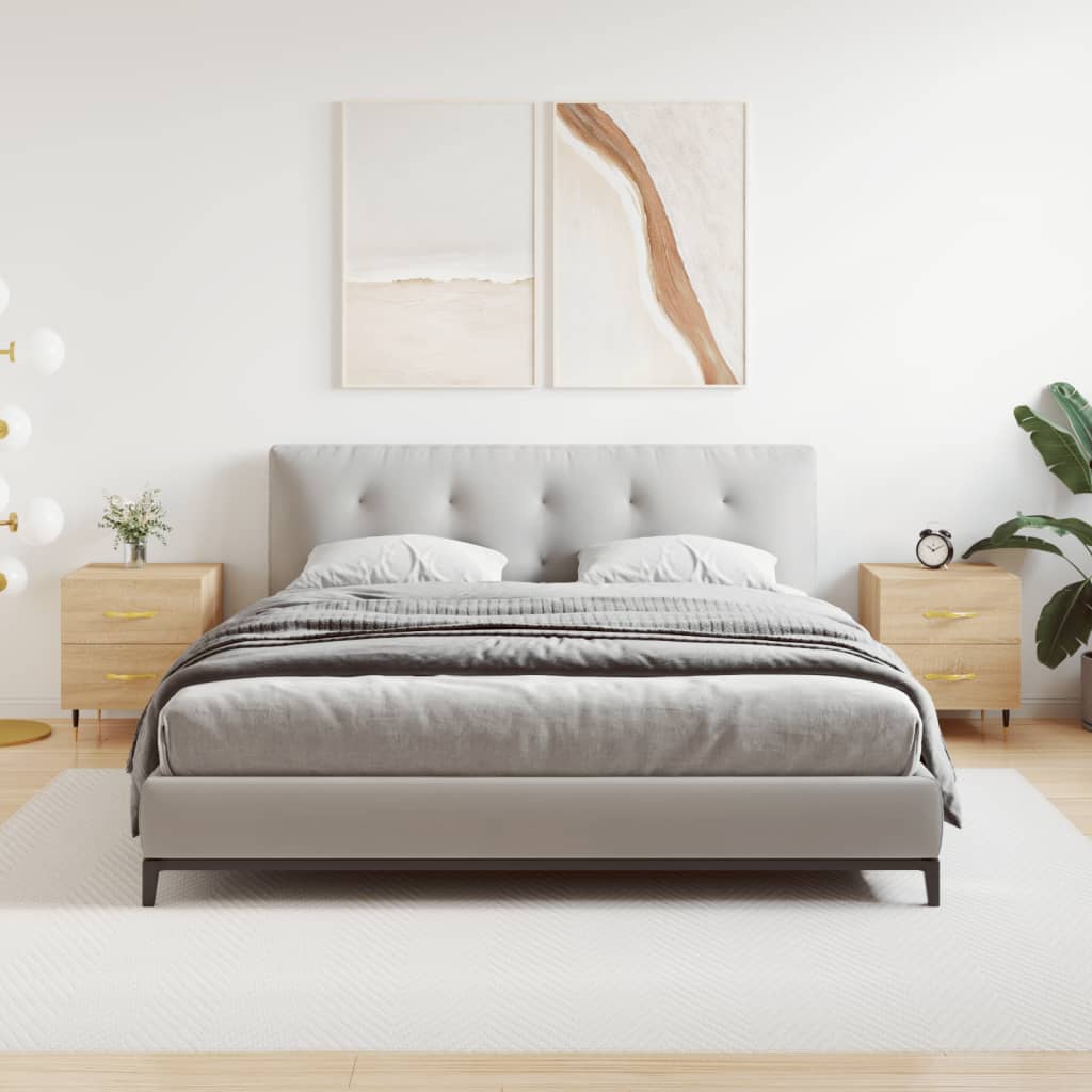 vidaXL Nočné stolíky 2 ks dub sonoma 40x35x47,5 cm kompozitné drevo