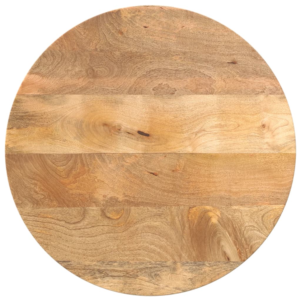 vidaXL Stolová doska Ø 50x3,8 cm okrúhla masívne mangovníkové drevo