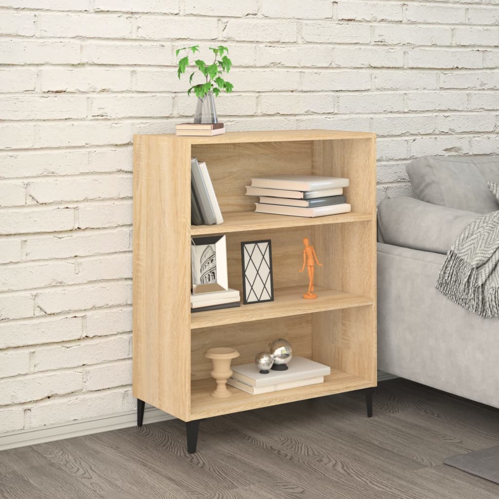 vidaXL Komoda dub sonoma 69,5x32,5x90 cm spracované drevo