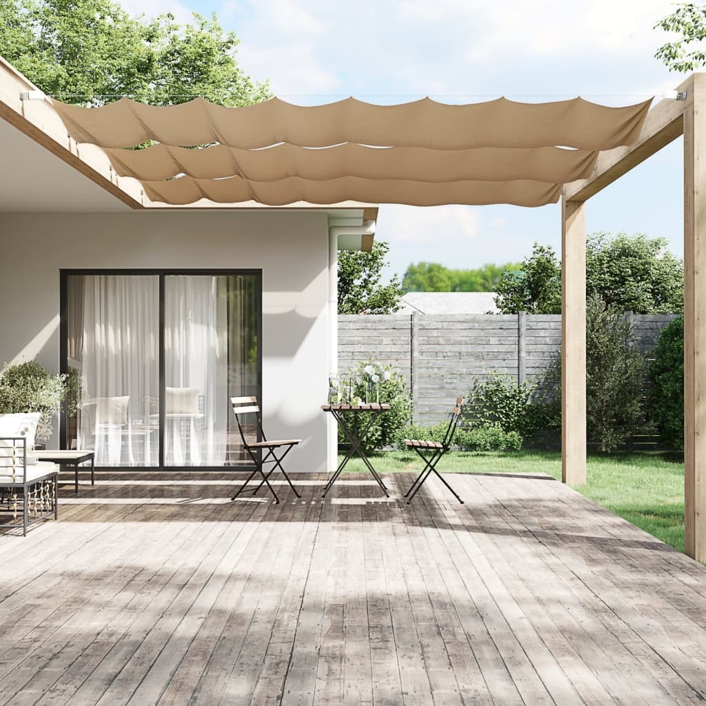 vidaXL Vertikálna markíza sivohnedá 100x1000 cm oxfordská látka
