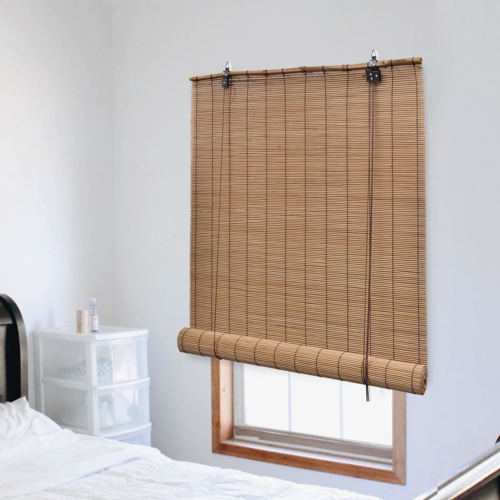 vidaXL Roleta, bambus 100x220 cm, hnedá