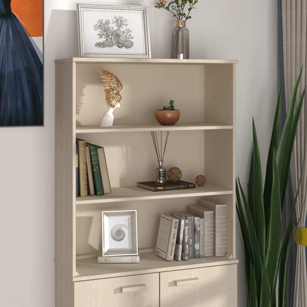 vidaXL Nadstavec na komodu HAMAR, medovo hnedý 85x35x100 cm, borovica