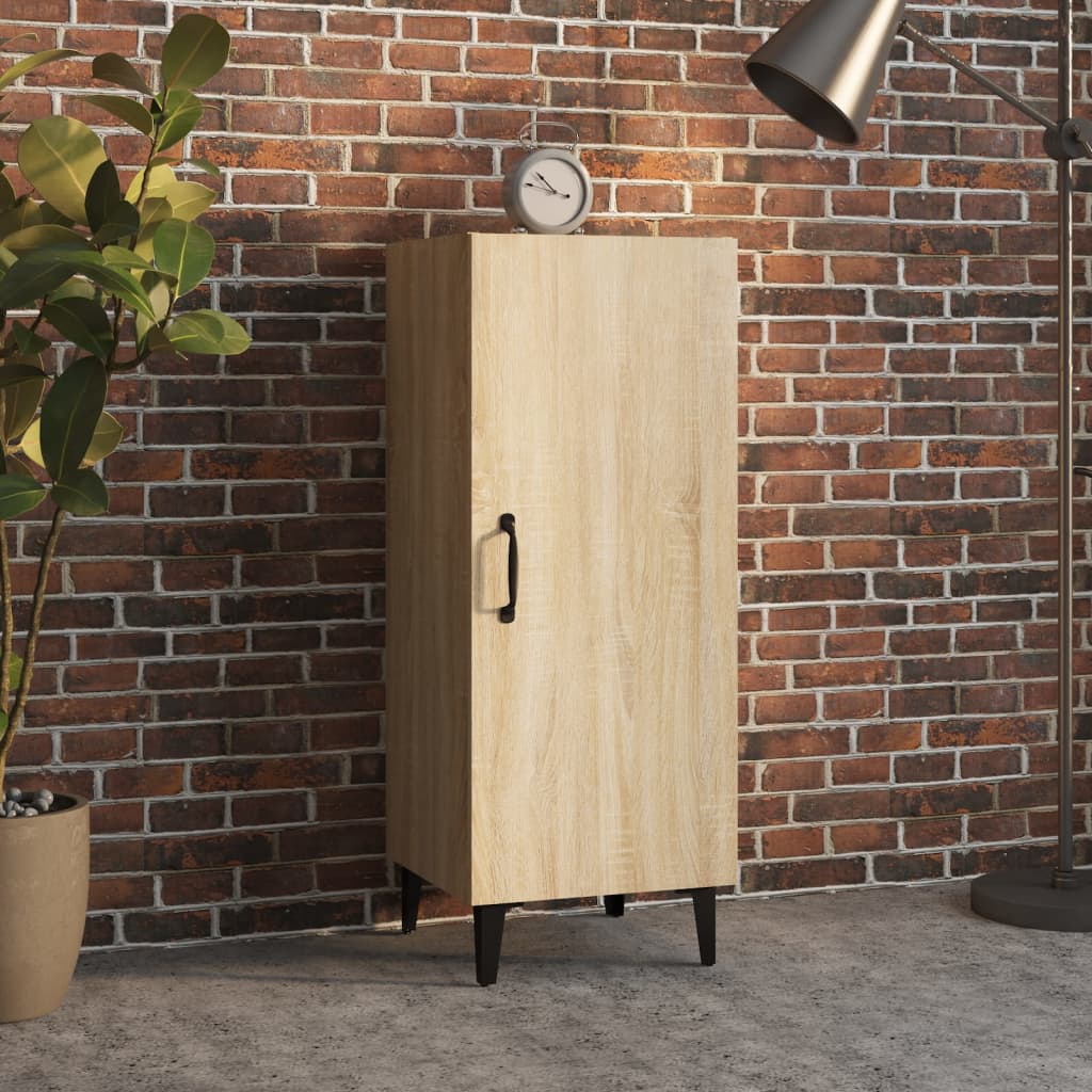 vidaXL Komoda dub sonoma 34,5x34x90 cm spracované drevo