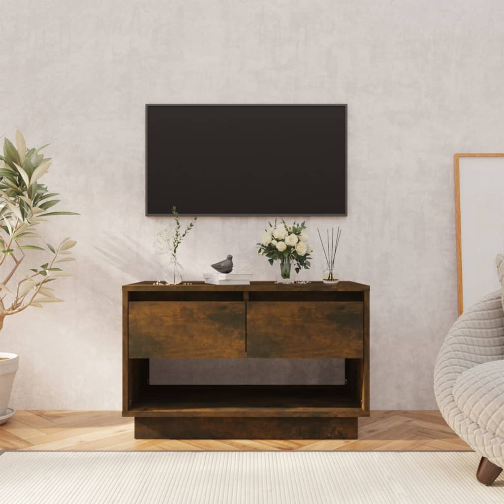 vidaXL TV skrinka, tmavý dub 70x41x44 cm, kompozitné drevo