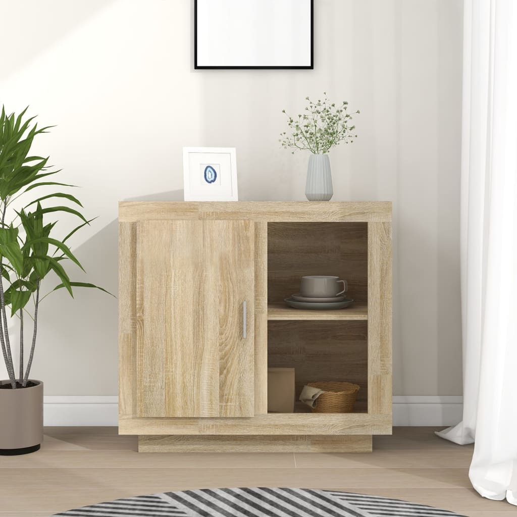 vidaXL Komoda hnedý dub sonoma 80x40x75 cm