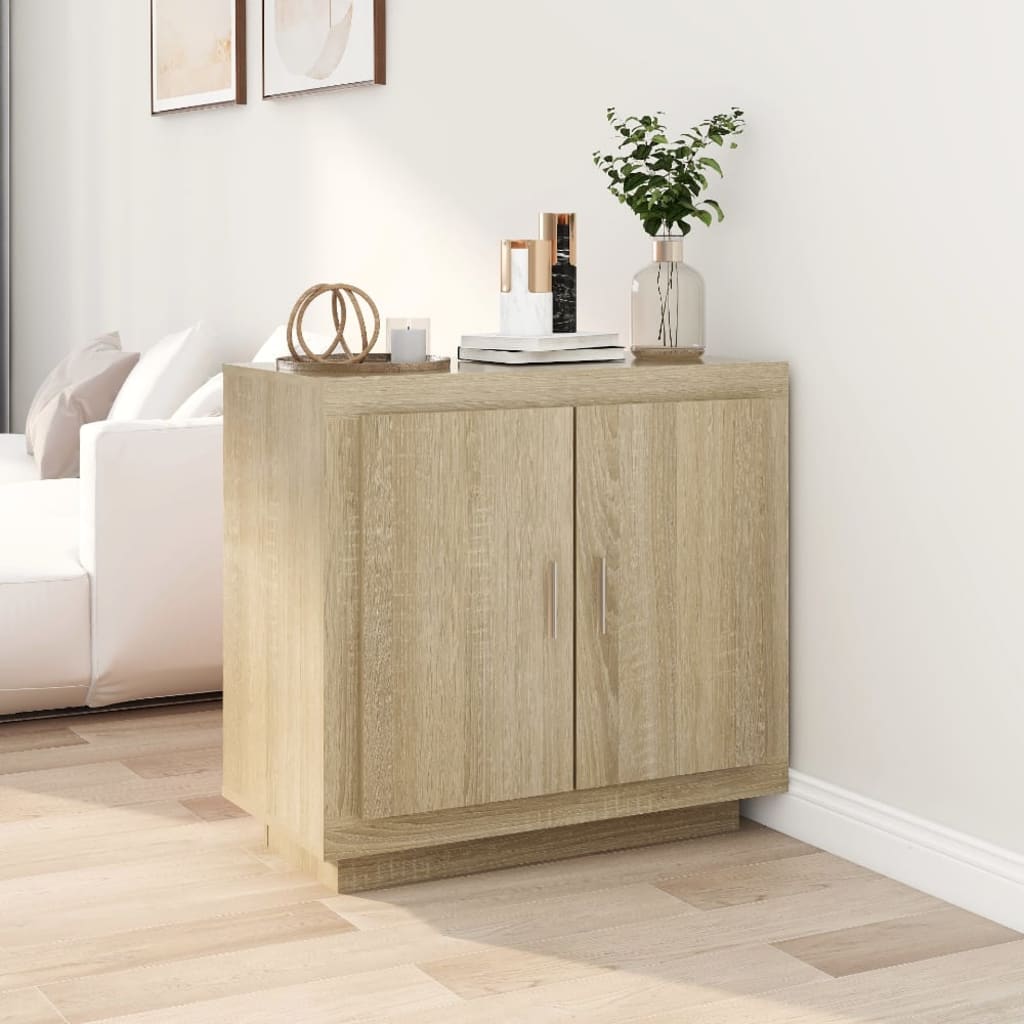 vidaXL Komoda dub sonoma 80x40x75 cm spracované drevo