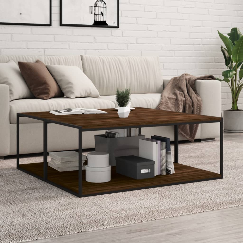 vidaXL Nástenné police 4 ks hnedý dub 100x50x1,5 cm kompozitné drevo