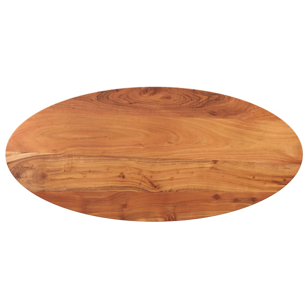 vidaXL Stolová doska 100x40x3,8 cm oválna masívna akácia