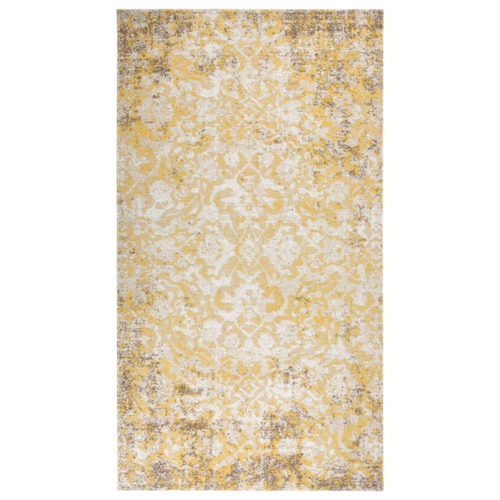 vidaXL Vonkajší koberec hladké tkanie 115x170 cm žltý