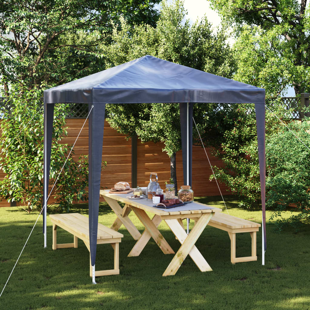 vidaXL Párty stan 2x2 m, modrý