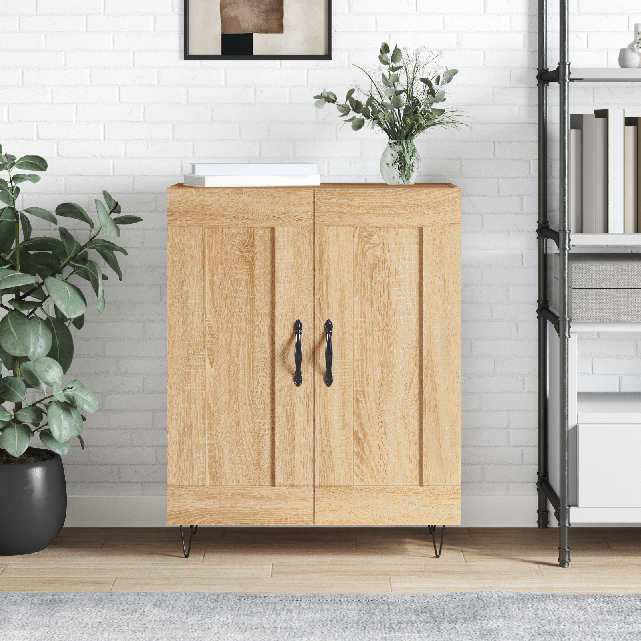 vidaXL Komoda dub sonoma 69,5x34x90 cm kompozitné drevo