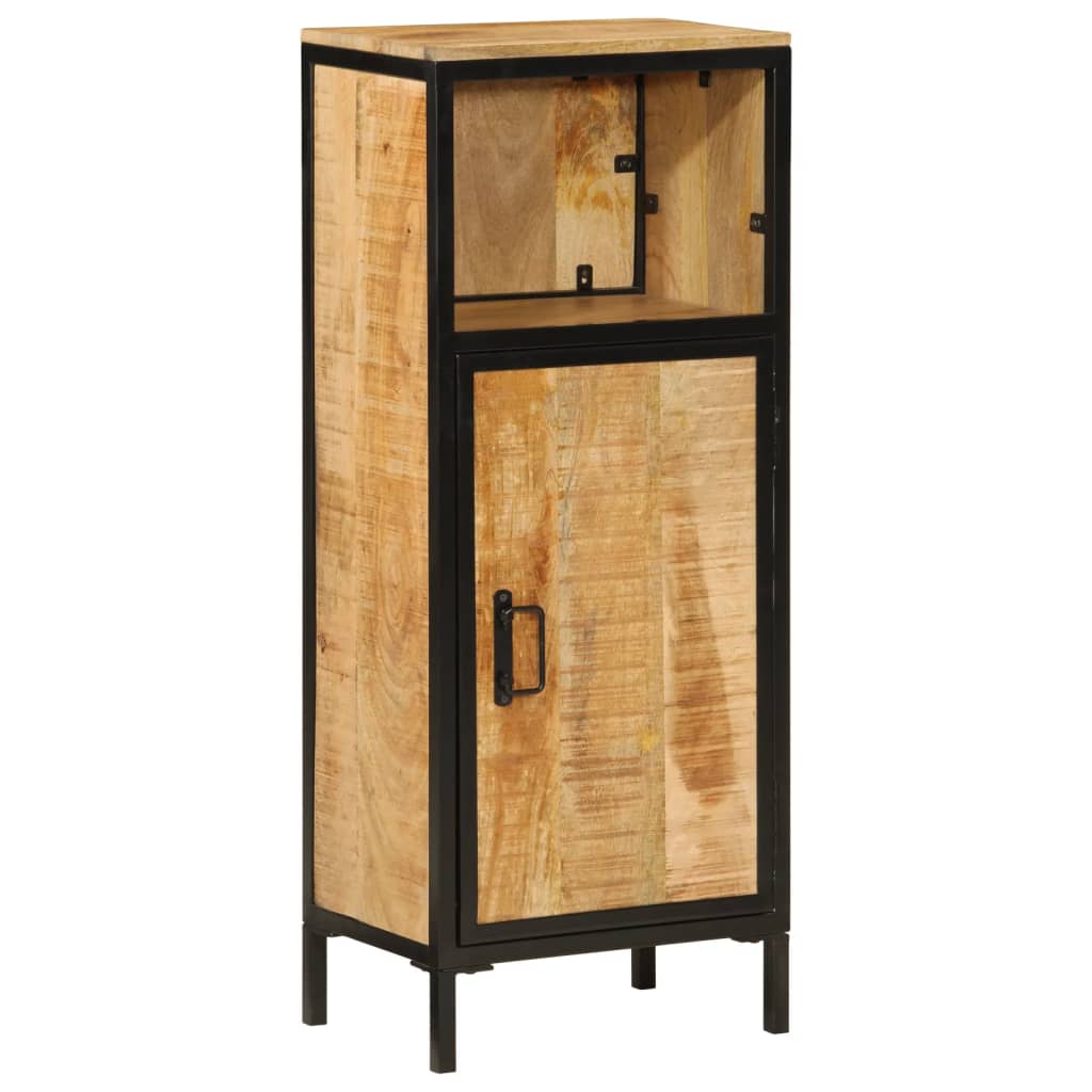 vidaXL Kúpeľňová skrinka 40x27x90 cm masívny mangovník a železo
