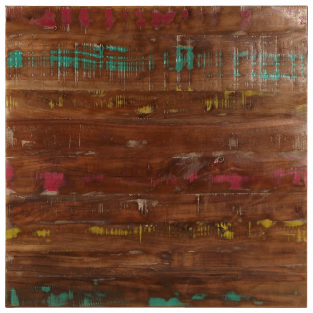 vidaXL Stolová doska 80x80x3,8 cm štvorec masívne recyklované drevo