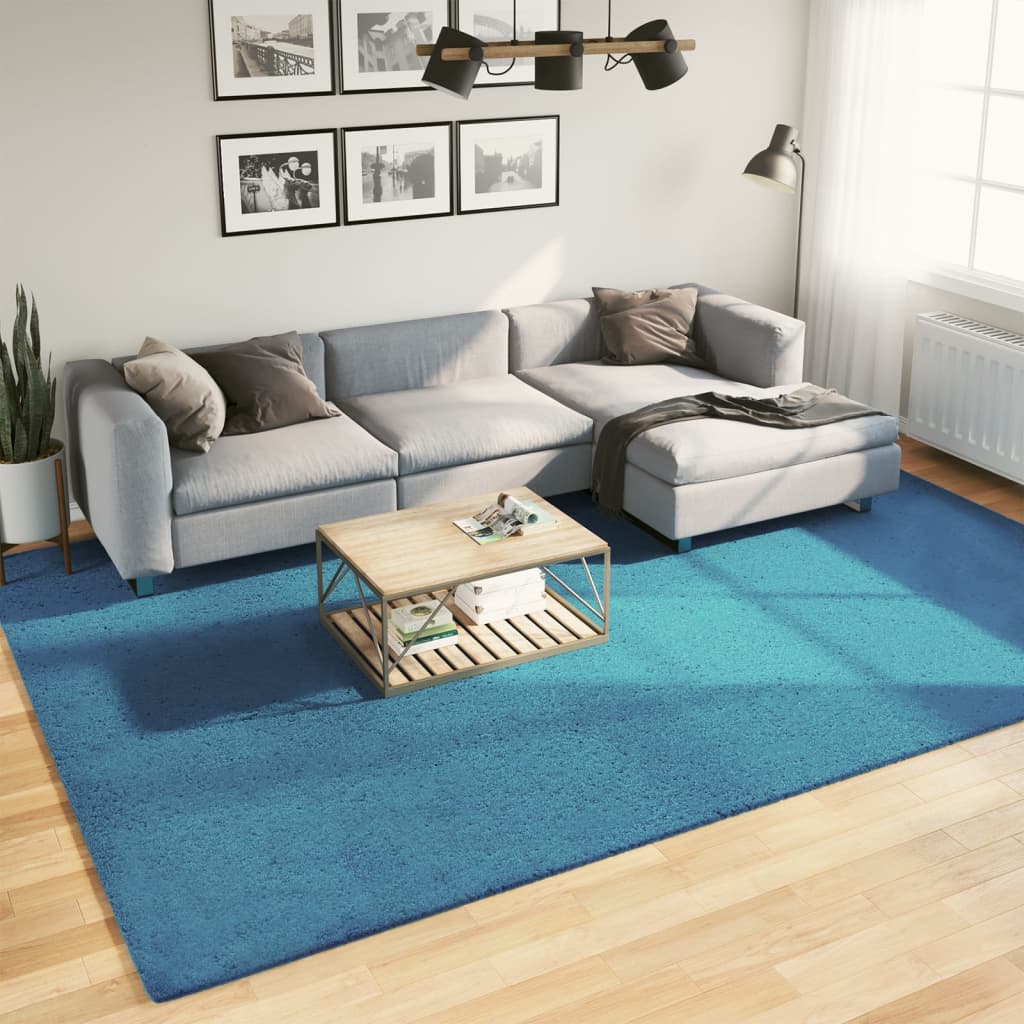 vidaXL Koberec OVIEDO krátky vlas tyrkysový 240x340 cm