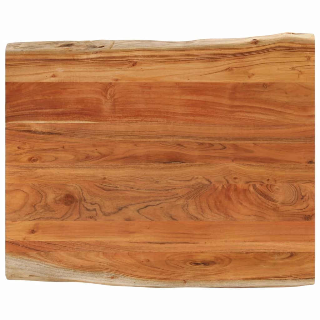 vidaXL Stolová doska 90x80x3,8 cm obdĺžnik akáciový masív živá hrana