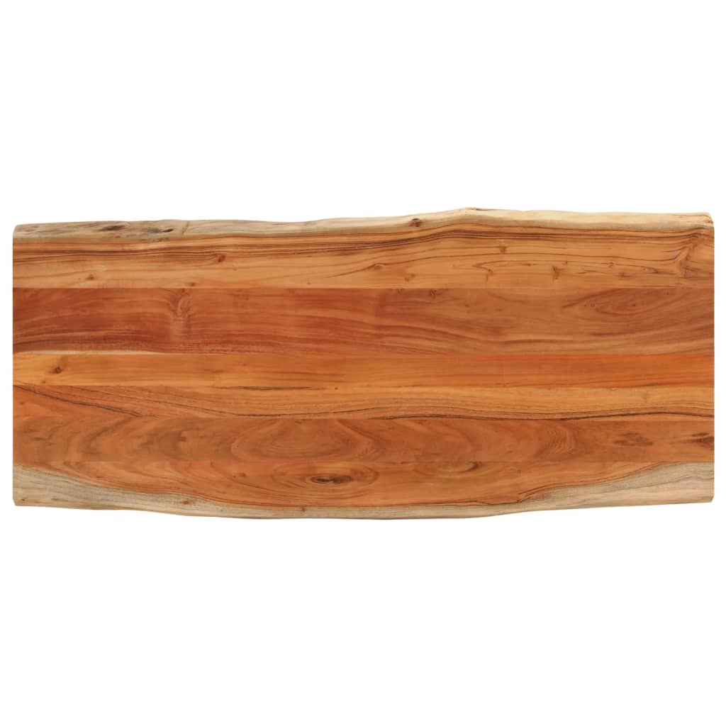 vidaXL Stolová doska 140x60x3,8 cm obdĺžnik masívna akácia živá hrana