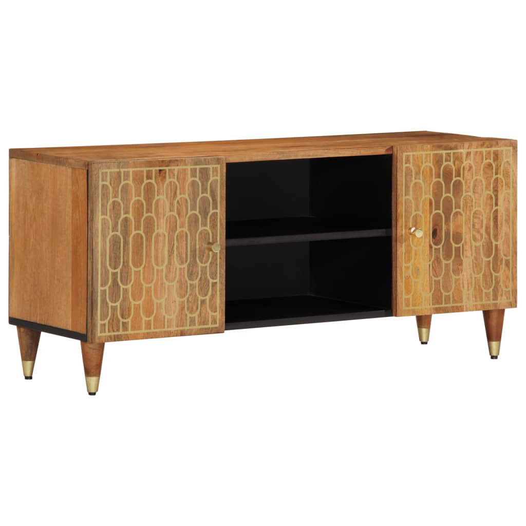 vidaXL TV skrinka 105x33x46 cm masívne mangovníkové drevo