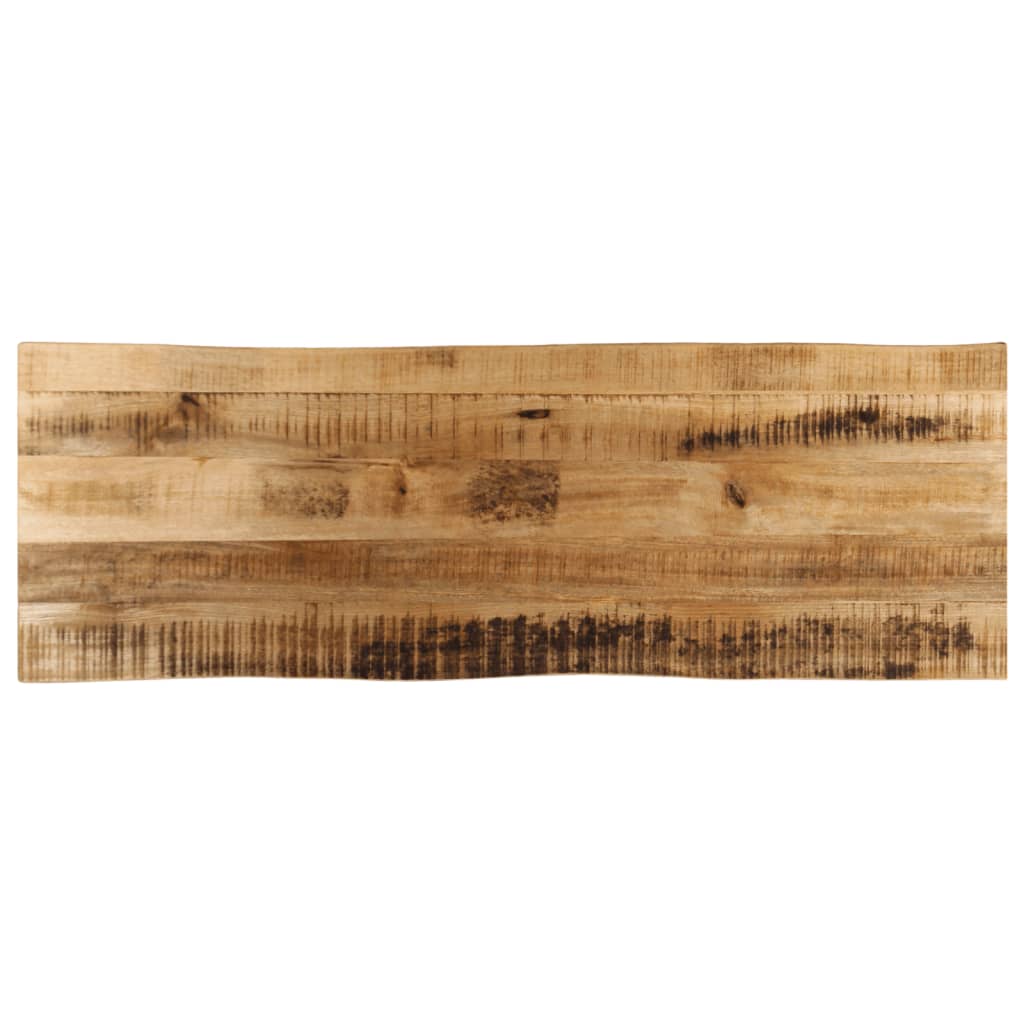 vidaXL Stolová doska živá hrana 110x40x2,5 cm masívny surový mangovník
