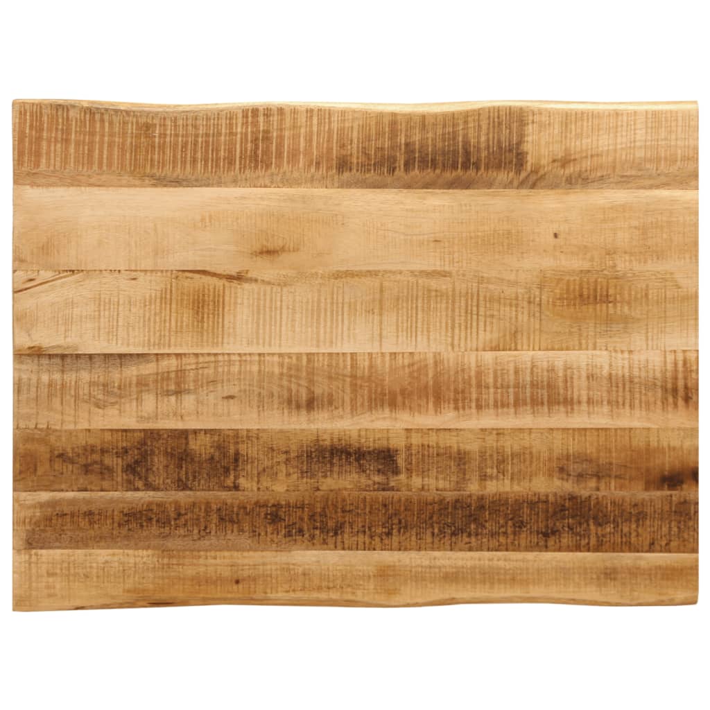 vidaXL Stolová doska živá hrana 80x60x3,8 cm masívny surový mangovník