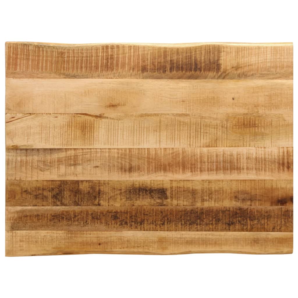 vidaXL Stolová doska živá hrana 70x60x2,5 cm masívny surový mangovník