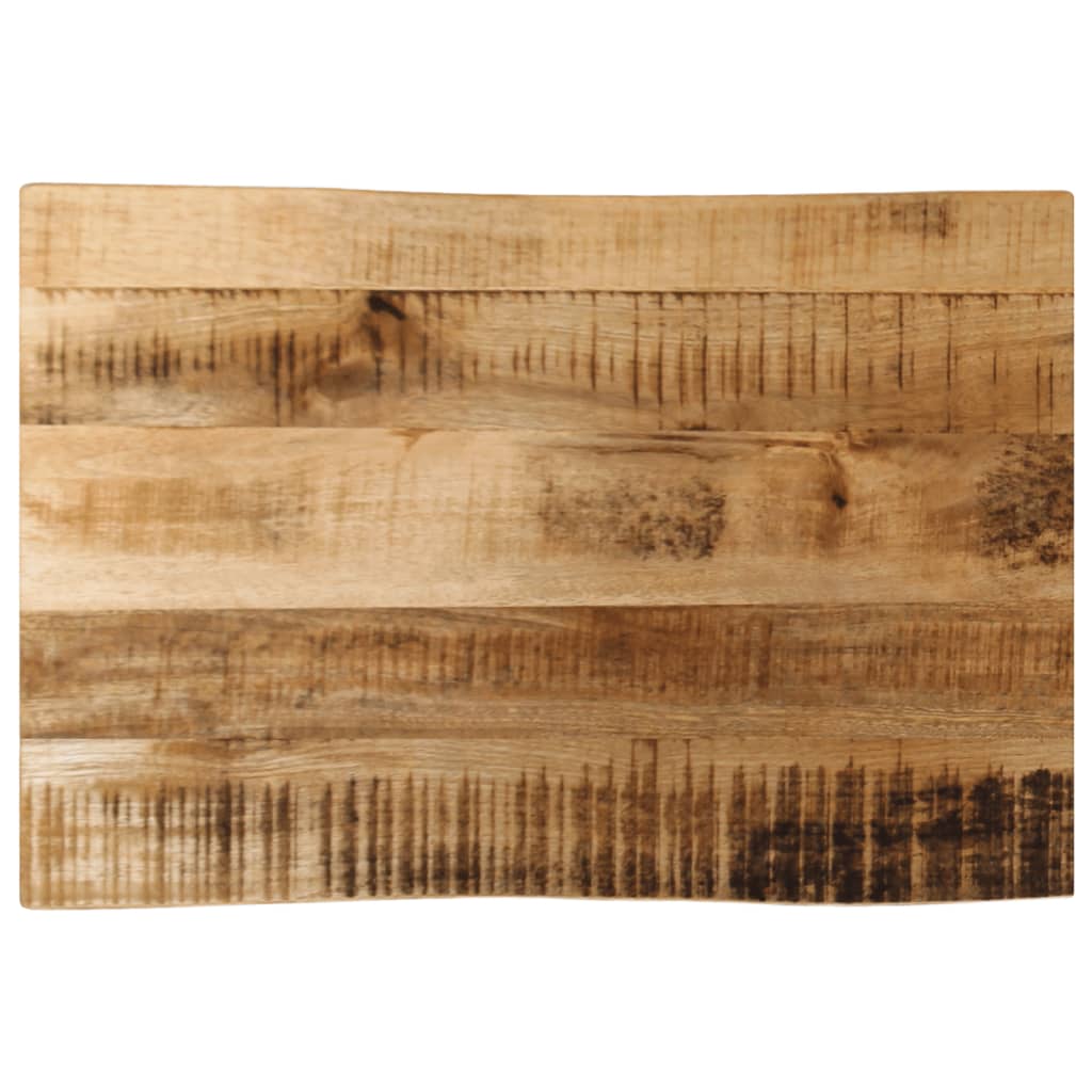 vidaXL Stolová doska živá hrana 70x40x2,5 cm masívny surový mangovník