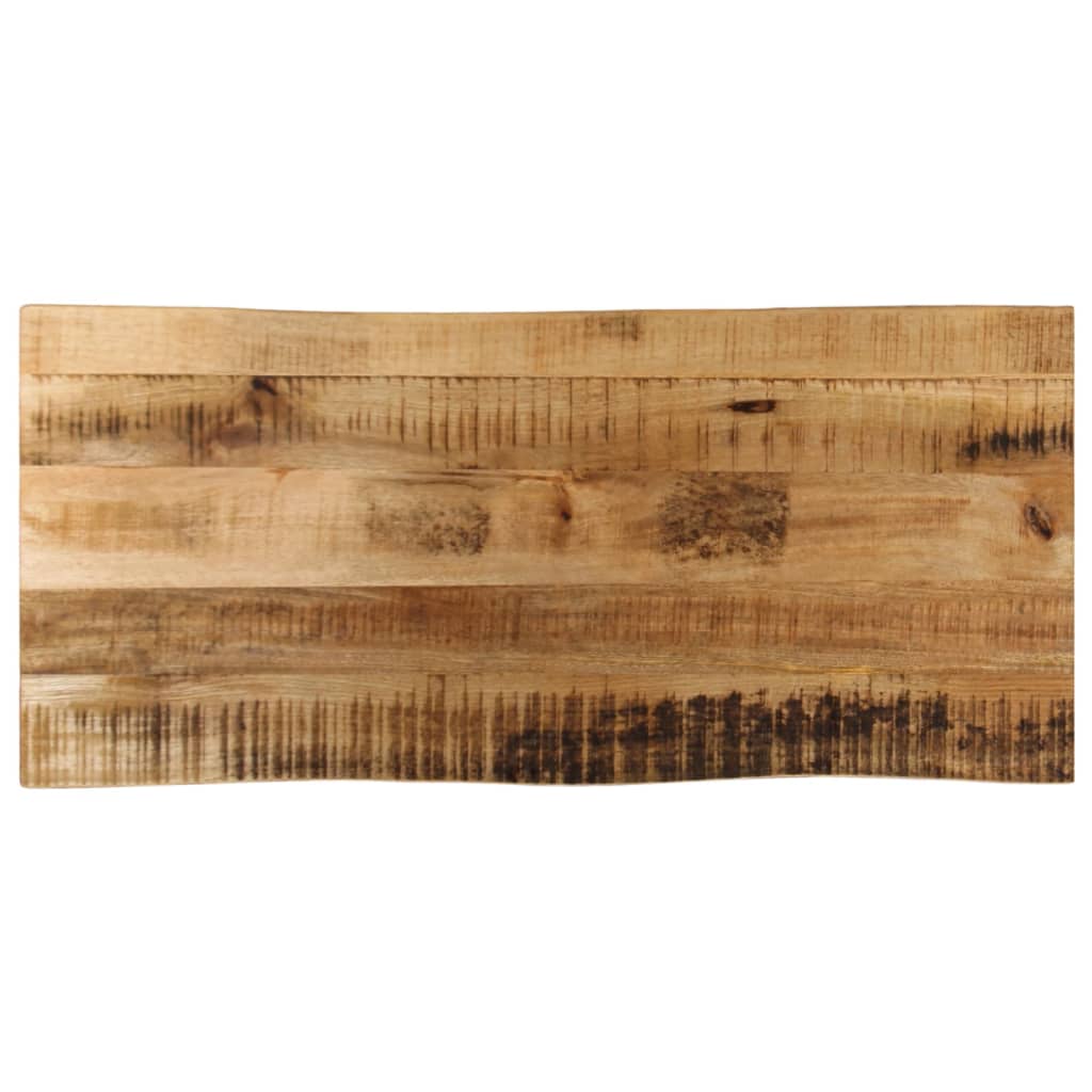 vidaXL Stolová doska živá hrana 90x40x3,8 cm masívny surový mangovník