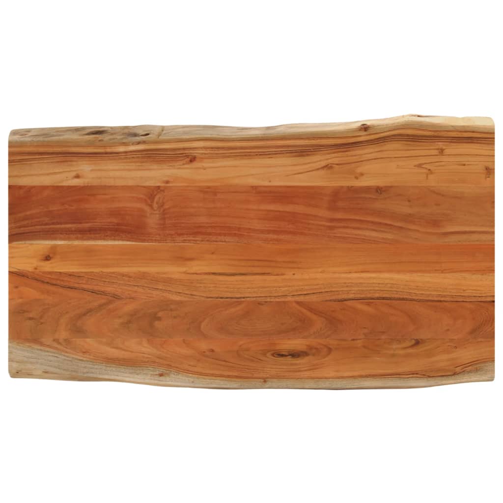 vidaXL Stolová doska 100x60x3,8 cm obdĺžnik masívna akácia živá hrana