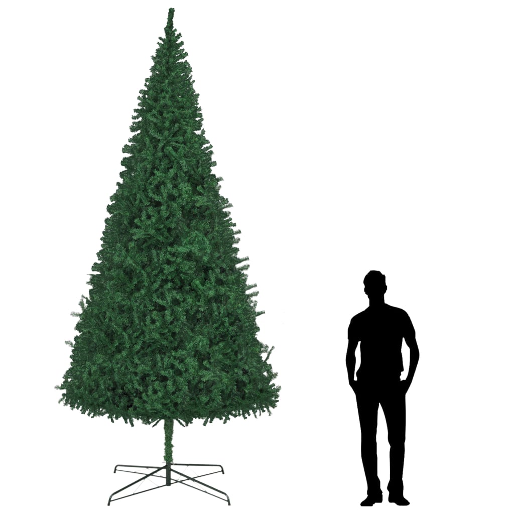 vidaXL Umelý vianočný stromček 400 cm, zelený