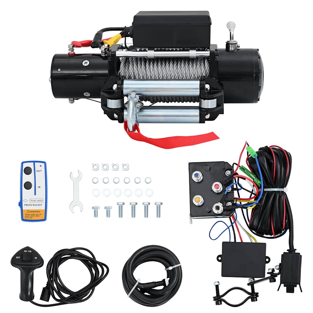 vidaXL Elektrický navijak 12 V, 5909 kg