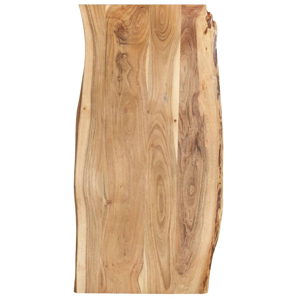 vidaXL Stolová doska, akáciový masív 118x(50-60)x2,5 cm