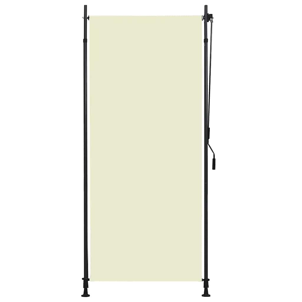 vidaXL Vonkajšia zatemňovacia roleta krémová 100x270 cm